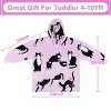 Tirrinia Kid Cute Patterns Blanket Hoodie Oversized Sweatshirt, Soft Warm Fleece Wearable Blanket Pullover, Cozy Christmas Gift for 3-12 Boy Girl - 2 of 4