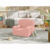 Kids Couch, 2-in-1 Convertible Toddler Sofa Chair, Soft Fold Out Couch Lounger - 3 of 4