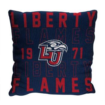 NCAA Liberty Flames Stacked Woven Pillow