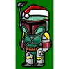 Men's Star Wars Boba Fett Santa Hat Cartoon T-Shirt - 2 of 4