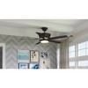 Urban Ambiance Luxury Contemporary Indoor Ceiling Fan,  15.5"H x 54"W,  Charcoal, UHP9121 - 3 of 4