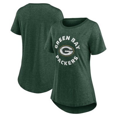 Nfl Green Bay Packers Women's Roundabout Short Sleeve Fashion T-shirt - M :  Target