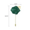 Unique Bargains Ceremony Anniversary Rose Wedding Groom Boutonnieres Pins 2"x3.5" 10 Pcs - 2 of 3
