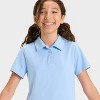 Girls' Uniform Polo T-Shirt - All In Motion™ - 3 of 3