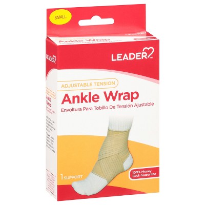 Leader Small Adjustable Tension Ankle Wrap 1 ea