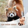 Sterling Silver Rose Gold Panda Charm - Red Panda Bead for Bracelets & Necklaces, Gift for Women - 2 of 4