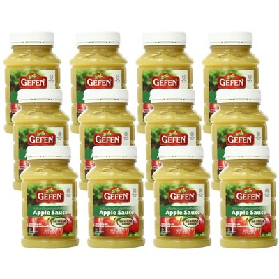 Gefen Natural Apple Sauce  - Case of 12/23 oz