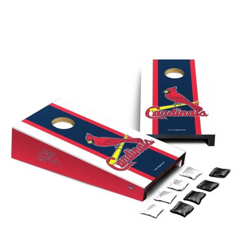 St Louis Cardinals Tabletop Corn Hole Game with BLUETOOTH