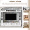 Bella Depot 98.4" W Modern TV Stand Wall Unit Entertainment Center with Bookshelves for TVs up to 80" - 2 of 4