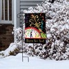 Briarwood Lane Winter New Year's Garden Flag 12x18 For Outdoor Happy New Year Clock For New Year's Garden Flag Flags For Outside - 4 of 4