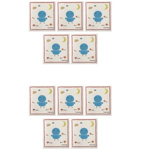 Unique Bargains Super Absorbent Lightweight Reusable Kitchen Dish Towels 10 Packs - 1 of 4