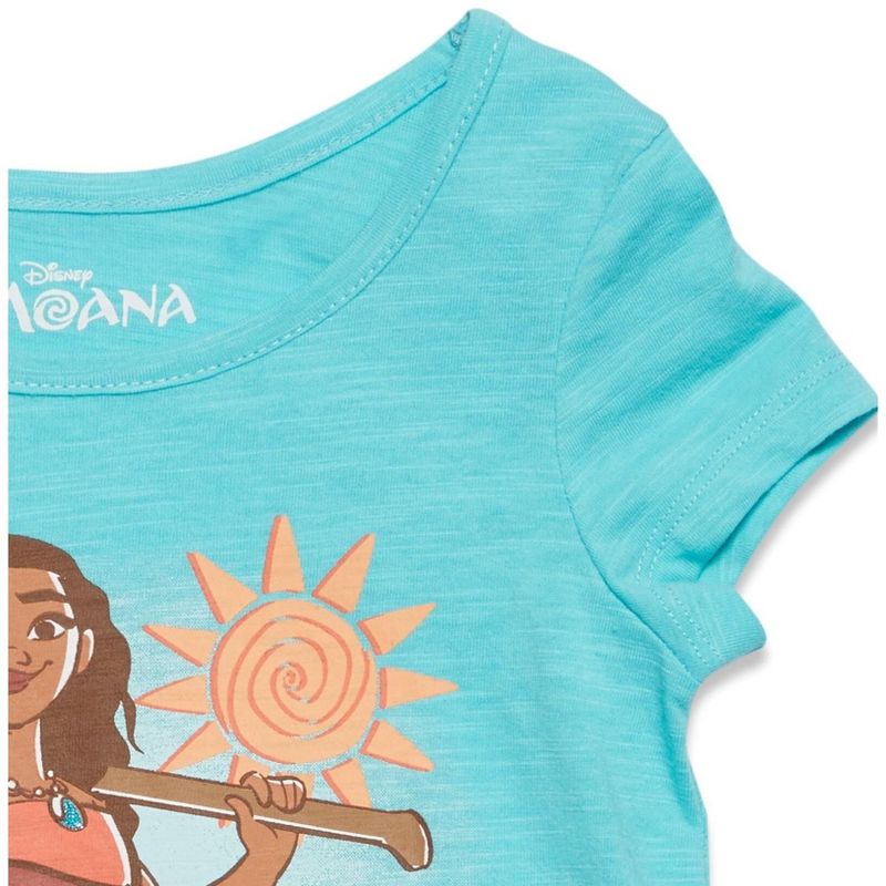 Disney Moana Girls T-Shirt and Skirt Toddler, 4 of 8