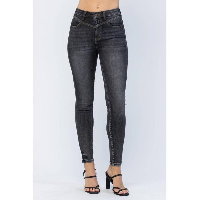 Women's High Waist Front Yoke Skinny Jeans - Judy Blue