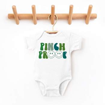 The Juniper Shop Pinch Proof Smiley Face Baby Bodysuit