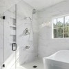 Cobbe Brushed Nickel Single Handle Wall Mount Shower Kit with Bathroom 7 Settings (with Filtration) Hand Shower and Tub Spout with 59-Inch Hose - 2 of 4