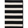 Colonial Mills Stripe It - Black White sample swatch Rug - 2 of 2