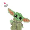 DIAMOND DOTZ Star Wars the Mandolorian Grogu Fun Diamond Art Painting Kit 4" X 4" - 2 of 4