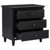 NicBex 3 Drawer Nightstand,Storage Wood Cabinet,End Table for Bedroom,Living Room,Bedside - 2 of 4