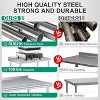 Stainless Steel Prep and Work Table with Backsplash , Commercial Heavy Duty Adjustable Under Shelf, Durable and Perfect for Kitchen, and Business Use - 4 of 4
