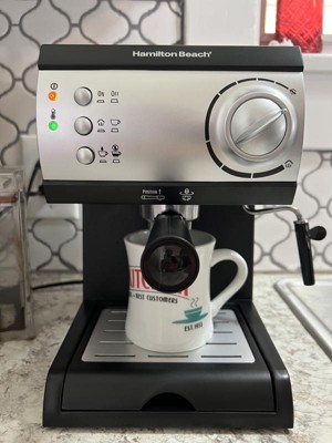 Hamilton Beach 1-Cup Black Espresso Machine 40726 - The Home Depot