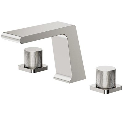YAWWALK Widespread Double Handles Bathroom Faucet Valve Included