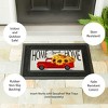 Evergreen Harvest Red Truck Sassafras Indoor Outdoor Switch Doormat 1'10"x10" Off-White - 4 of 4