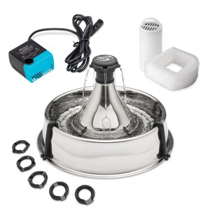 PetSafe Drinkwell Stainless Multi-Pet Fountain - Stainless Steel - 1 of 4
