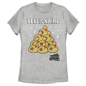 Women's Nintendo Animal Crossing Bellionaire Riches T-Shirt - 1 of 3