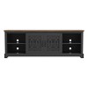 Galano Raccon 68.2 in. 2 Door TV Stand Fits TV's up to 75 in. in Ivory with Knotty Oak, Black with Knotty Oak - 2 of 4