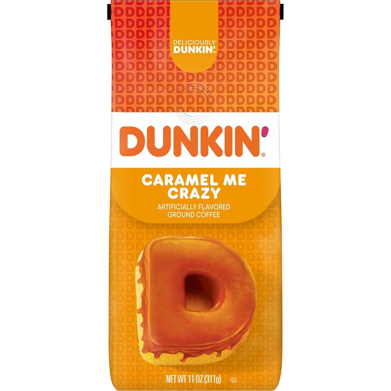 Dunkin' Donuts Caramel Cake Medium Roast Ground Coffee - 11oz, 1 of 9