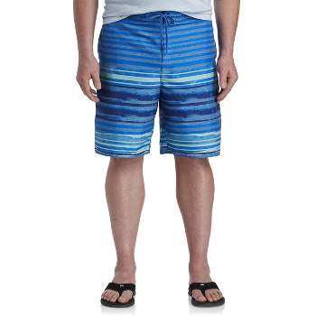 True Nation Watercolor Stripe Swim Trunks - Men's Big And Tall : Target