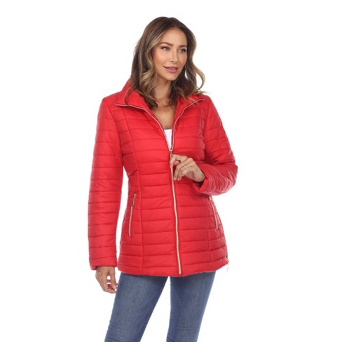 Red puffer cheap jacket target