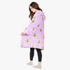 Tirrinia Women Printed Oversized Fleece Wearable Blanket Hoodie Sweatshirt Soft Cozy Gift Wife Woman - 3 of 4