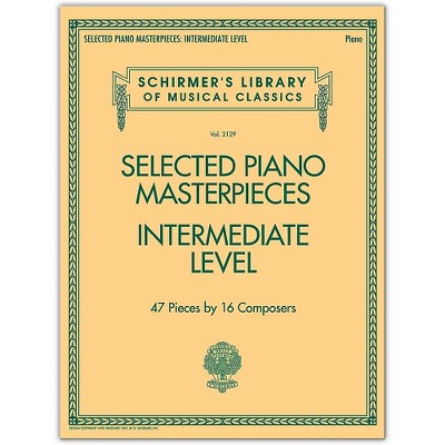 G. Schirmer Selected Piano Masterpieces - Intermediate Level Piano Collection Series Softcover
