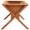 vidaXL Planter Brown Solid Firwood with Water-Based Paint Large Planters - 3 of 4