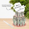 Big Dot of Happiness Groovy Christmas - DIY Pastel Holiday Party Money Holder Gift - Cash Cake - 3 of 4