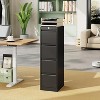 Acekool 4-Drawer Vertical File Cabinet with Lock, Metal Filing Cabinet for Home Office, A4/Letter/Legal Hanging Files - 4 of 4