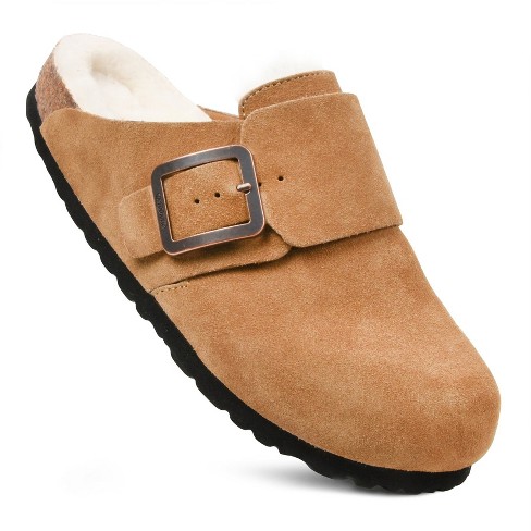 Fur lined clogs online