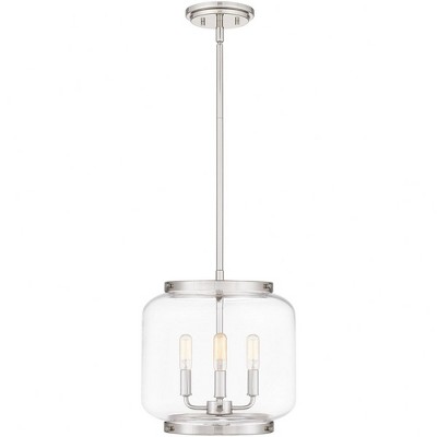 Quoizel Lighting Tapley 3 - Light Pendant in  Polished Nickel