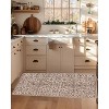COZONY Machine Washable Area Rug - Ultra-Thin Large Floral Print, Stain Resistant Non Slip Carpet for Living Room, Dining Room, Home Office - 4 of 4