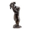 SPI Home Unbearably Cute Garden Sculpture – 16" Tall Cast Aluminum Bear Statue with Verdigris Finish for Whimsical Outdoor Decor - 2 of 3