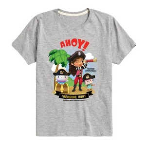 Boys' - Gabby's Dollhouse - Ahoy Treasure Hunt Short Sleeve Graphic T-Shirt - 1 of 4