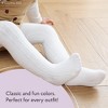 Cozyway Cable Knit Cotton Leggings/Tights for Toddler Girls, 1 Pack, White, 2-4 Years Old - 3 of 4