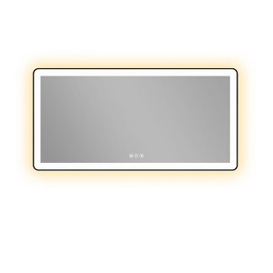 Black Framed Led Bathroom Mirror - 1 of 4