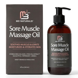 M3 Firming Body Massage Oils, Arnica Sore Muscle, Lavender, Ylang Ylang & Ginger, Smooths Skin, Cellulite Body Oil - 1 of 4