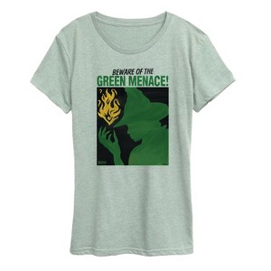 Women's - Wicked - Elphaba Green Menace Short Sleeve Graphic T-Shirt - 1 of 4