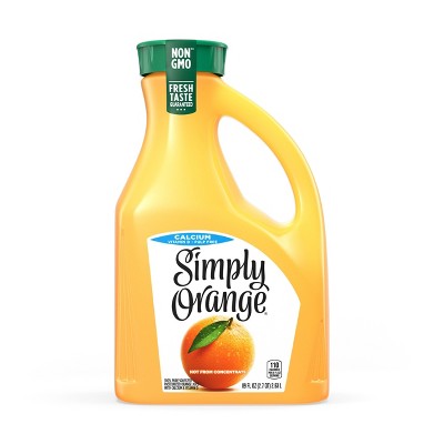 Simply Orange Pulp Free with Calcium and Vitamin D Juice - 89 fl oz