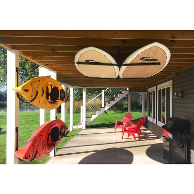StoreYourBoard Hi-Port 2 Surfboard Ceiling Storage Rack - Thumbnail 5