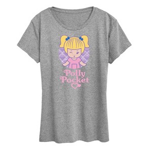 Women's - Polly Pocket - Doll Circle with Logo Short Sleeve Graphic T-Shirt - 1 of 4
