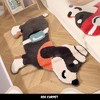 Zarkea™ 32" x 47" Bear Dog Shaped Microfiber Rug,Ultra-Soft, Washable & Anti-Slip for Indoor & Outdoor - 2 of 3